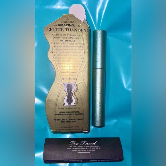 Too Faced Better Than Sex Waterproof Mascara - Black. - Picture 5 of 7